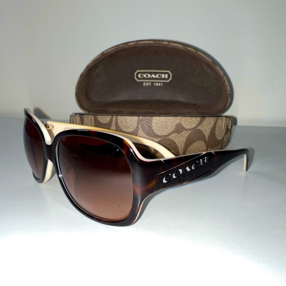 Coach sunglasses with case